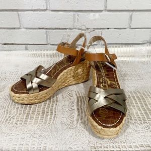 Sam Edelman Women’s Darlene Braided Wedge Sandals